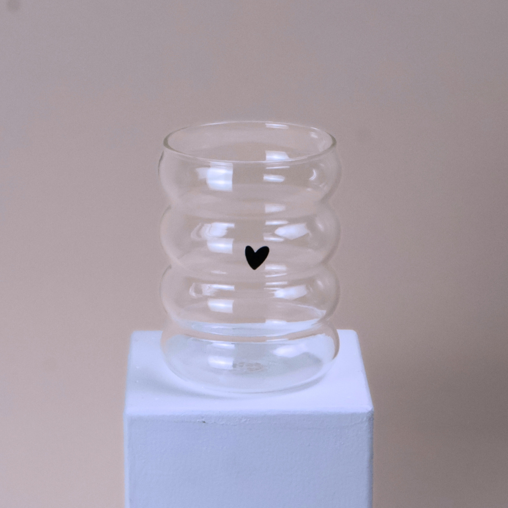 Blubble Glas Herz
